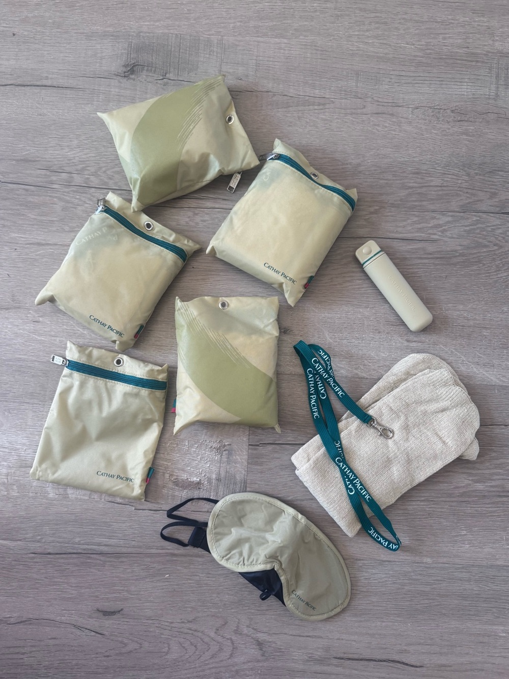 Cathay Pacific Amenities Bag x5